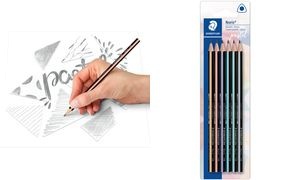 STAEDTLER Bleistift Noris pastel, Härtegrad: HB, 6er Blister