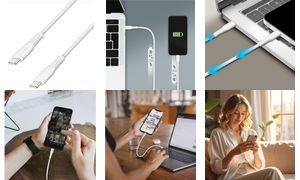 LogiLink USB 2.0 Kabel, USB-C - USB-C, 0,3 m, weiß