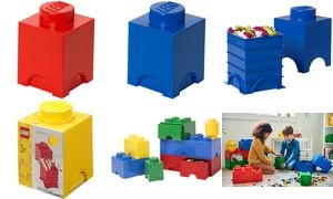 LEGO Aufbewahrungsstein STORAGE BRICK 1, 1,2 Liter, gelb