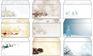 sigel Weihnachts-Umschlag "Winter Smell", DIN lang