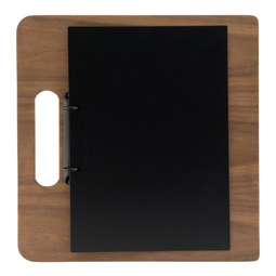 Securit Speisekarten-Ringbuch CHOPPING BOARD, Walnussholz