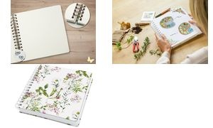 sigel Spiralbuch Jolie Inspire Square "Fairytale Garden"