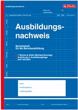 herlitz Formularbuch "Ausbildungsnachweis", DIN A4, 28 Blatt