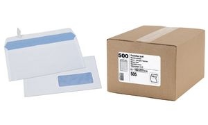 GPV Briefumschläge, DL, 100 x 220 mm, weiß, mit Fenster