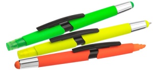 WEDO Eingabestift 3-in-1 NEON, 4er Etui