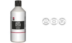 Marabu Acrylgrundierung "Acryl Gesso", 500 ml, weiß