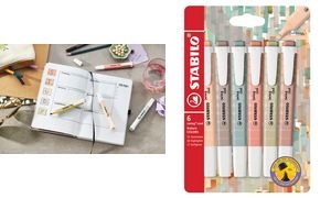 STABILO Textmarker swing cool NatureCOLORS, 6er Kartonetui