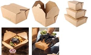 NATURE Star Snackbox, (B)215 x (T)162 x (H)64 mm, braun