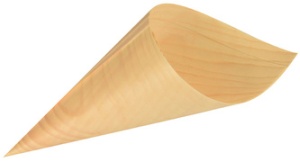 PAPSTAR Fingerfood-Spitztüte "pure", Durchmesser: 95 mm