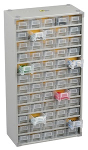 allit Kleinteilemagazin VarioPlus Metall 90, 60 Fächer