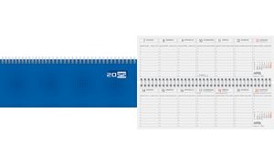 rido idé Tischkalender "semana", 2025, blau