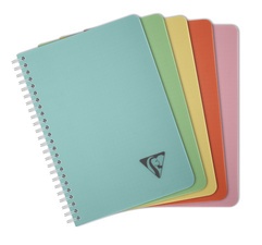 Clairefontaine Spiralbuch LINICOLOR, DIN A5, strohgelb