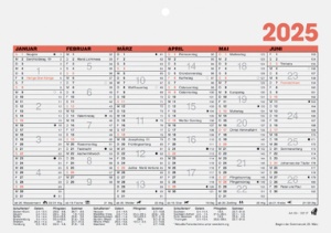 Glocken Tischkalender "Tafelkalender", 2025, DIN A5 quer