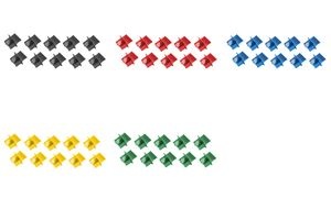 shiverpeaks Staubschutz für RJ45 Kupplungen, schwarz