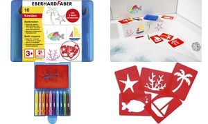 EBERHARD FABER Badkreide Mini Kids, 10er Etui