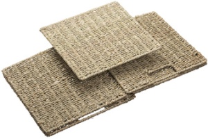 NHG Aufbewahrungskorb PER, aus Seegras, faltbar, eckig