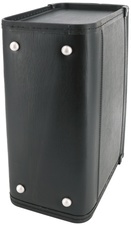 Alassio Pilotenkoffer "GENOVA", Lederimitat, schwarz