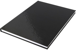 kangaro Notizbuch, DIN A4, 80 Blatt, liniert, schwarz
