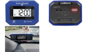 LogiLink Elektronische Parkscheibe, blau