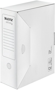 LEITZ Archiv-Schachtel Infinity, weiß, säurefrei, (B)150 mm