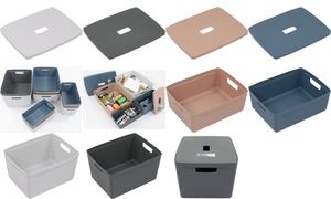 kangaro Aufbewahrungsbox, PP, 20 Liter, grau