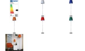 UNiLUX LED-Stehleuchte AMBIANCE 2.0, Höhe: 1,55 m, rot