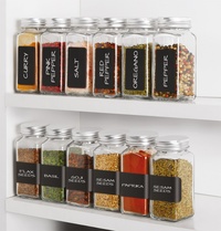 metaltex Gewürzstreuer-Set Shake-It, 120 ml, 12 Gläser