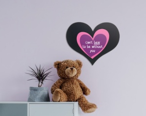 Securit Kreidetafel SILHOUETTE "Herz"