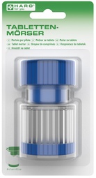 HARO Tabletten-Mörser, blau/transparent