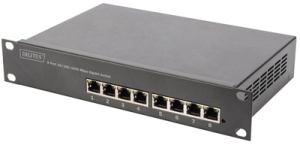 DIGITUS 10" Gigabit Ethernet PoE+ Switch, 8-Port