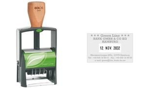 COLOP Datumstempel Classic 2660 Green Line, 6-zeilig