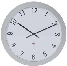 ALBA Wanduhr "HORGIANT", Quarzuhr, metallic grau