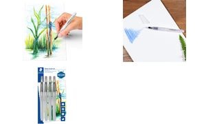 STAEDTLER Wassertankpinsel-Set Design Journey, 4er Blister