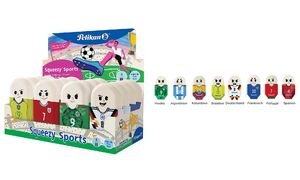 Pelikan Kunststoff-Radierer Squeezy Sports, im Display