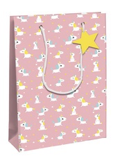 Clairefontaine Geschenktüte "Einhörner", groß