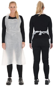 HYGONORM LDPE-Einwegschürze, 20 my, gehämmert, weiß