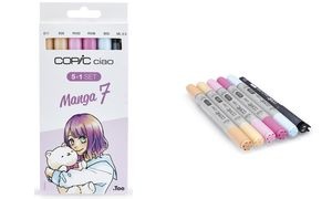 COPIC Marker ciao, 5+1 Set "Manga 7"