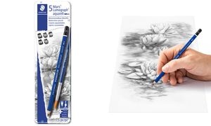 STAEDTLER Bleistift Mars Lumograph aquarell, 6er Metalletui