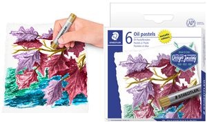 STAEDTLER Ölpastellkreide Metallic, 6er Kartonetui