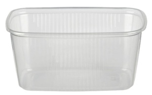 STARPAK Verpackungsbecher eckig, ohne Deckel, 250 ml