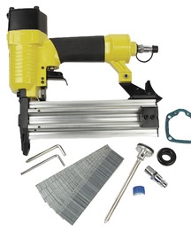 BRÜDER MANNESMANN Druckluft-Nagel-Pistolen-Set, im Koffer