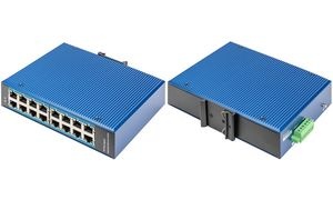 DIGITUS Industrial Gigabit Ethernet Switch, 16-Port