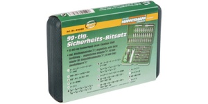 BRÜDER MANNESMANN Sicherheits-Bitsatz, 99-teilig