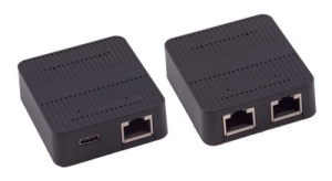 shiverpeaks Netzwerk-Switch, 3-fach, 1x2, schwarz