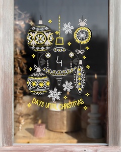 uni-ball Kreidemarker Chalk marker, 4er Weihnachtsbox SCANDI