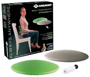 SCHILDKRÖT Rückenstützkissen "Seat Cushion Fit+", rund