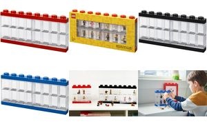 LEGO Minifiguren-Schaukasten DISPLAY CASE 16, rot