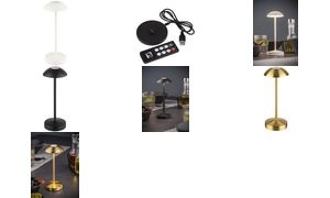 APS Akku LED-Tischleuchte ALVA, weiß