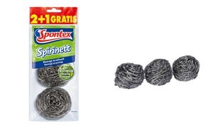 Spontex Edelstahl-Spirale Spirinett, 2+1 GRATIS