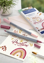 FABER-CASTELL Aquarellmarker GOLDFABER, 6er Etui BoHo